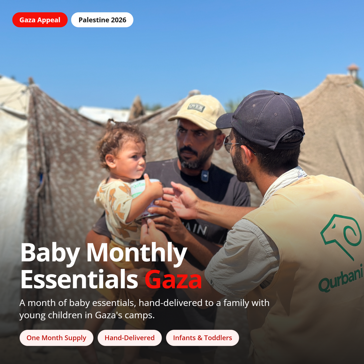 Baby Monthly Essentials for Gaza