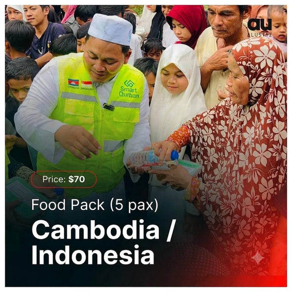Food Packs (5 pax) - Cambodia/Indonesia